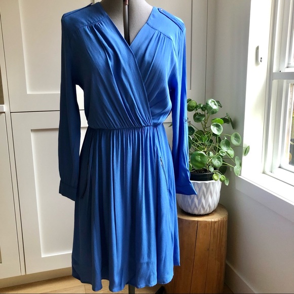 Anthropologie Dresses & Skirts - MAEVE Wrap Dress w/ Adjustable Sleeves